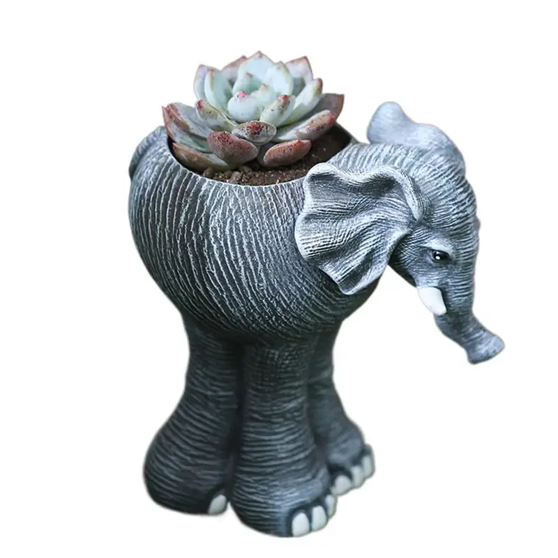 

Милый слон, цветочный горшок, растение, сочные горшки, кашпо со слоном, статуя, скульптура животного, декор, фигурка, искусство для любителей растений