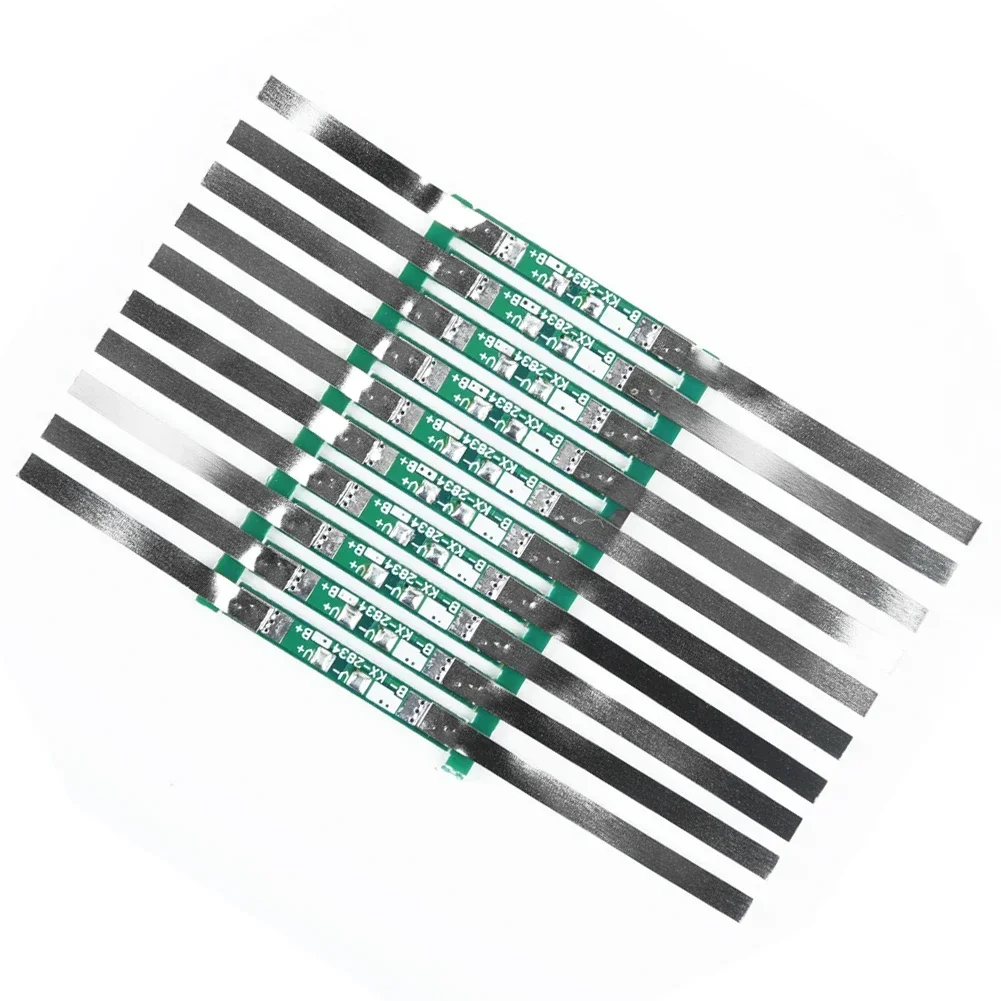 Protective Circuit Board Pack of Ten for 3 7V Li ion Batteries with Key Safety Features like Short Circuit Prevention