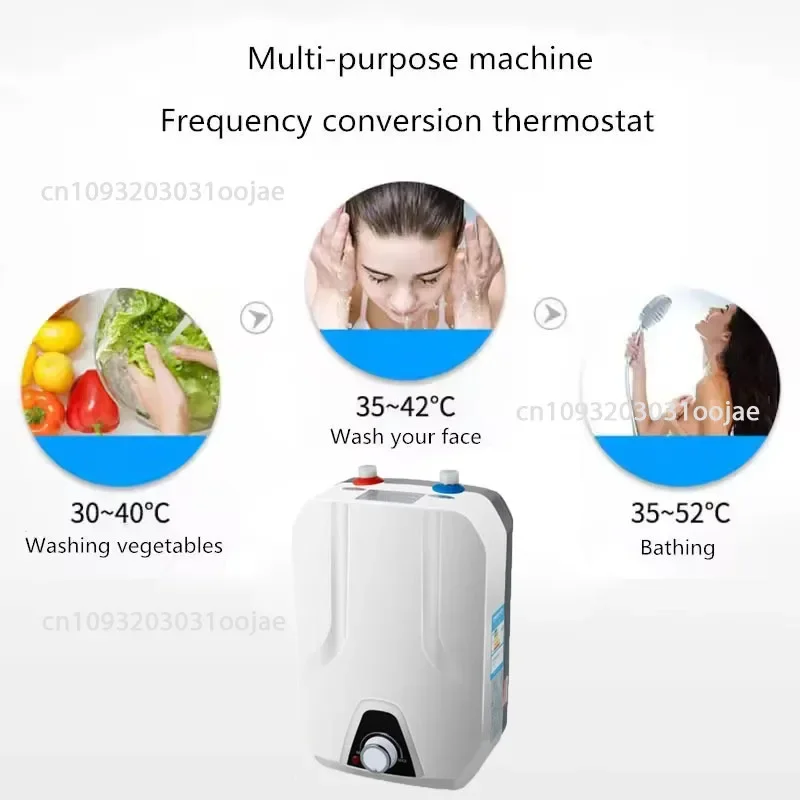 KUALOOL 1500W Under Sink Instant Water Heater 6L Mini Hot Water Heater For Bathroom Kitchen RV Salon Point of Use On Demand