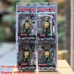 NECA Teenage Mutant Ninja Turtles 2008Anime Figure TMNT Turtles First Ninja Action Figure Model Doll For Gift And Toy Collection