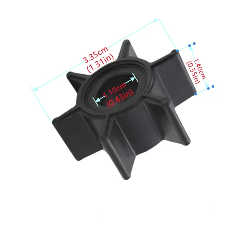 Wholesale Impeller 47-16154-3 For Mercury Mariner 2HP 2.5HP 3.3HP 4HP 5HP 6HP Outboard Engine