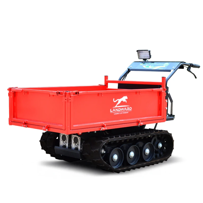 

Hot Sale Mini Track Dumper 500KG New Energy Electric Transporter Crawler Transport Truck Wireless Remote Control Type Customized