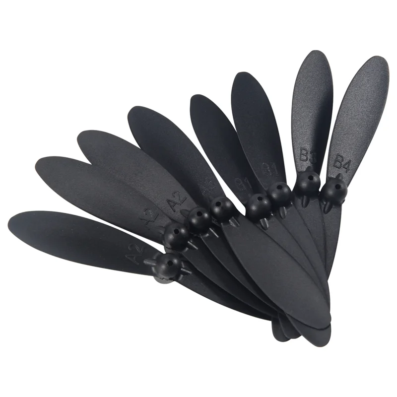 WOWFU-8Pcs CW CCW Blade Propeller For Wltoys XK A110 A120 A130 A380 RC Plane Spare Parts