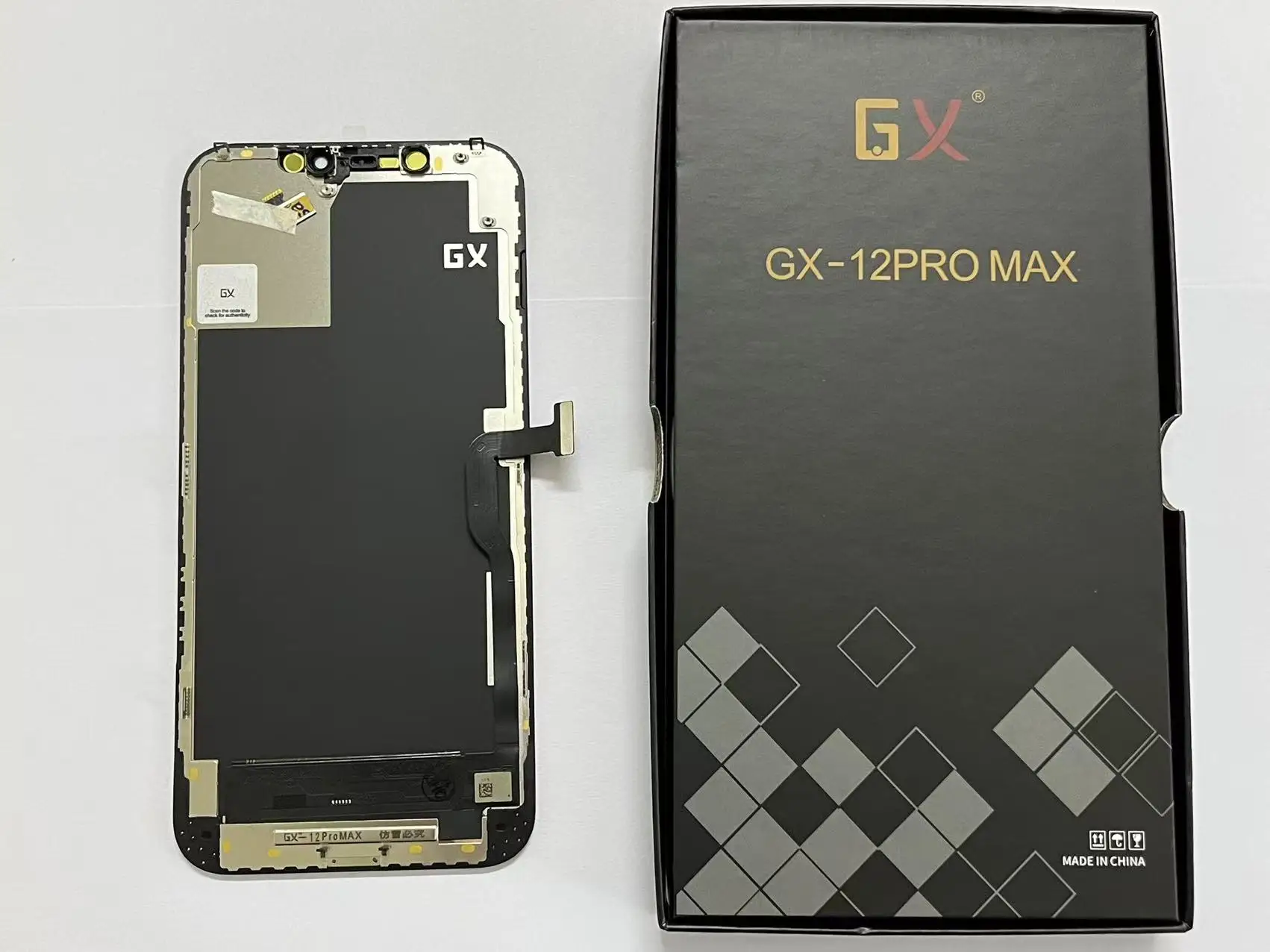 GX OLED scherm voor iPhone X XS XS Max 11 12 13 14 15 16 Pro Max, True Tone met 3D Touch, voor iPhone reparatie inclusief gereedschap - afbeelding 1