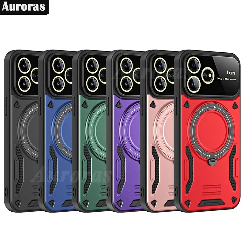 Auroras pour ZTE Blade V50 Design Smart A73 Support d'armure magnétique coque rigide pour ZTE AXON 50 Lite coque de téléphone Funda Capa