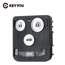 Keyyou para honda civic accord jazz crv hrv 2/3 botões flip dobrável botão chave do carro remoto almofada