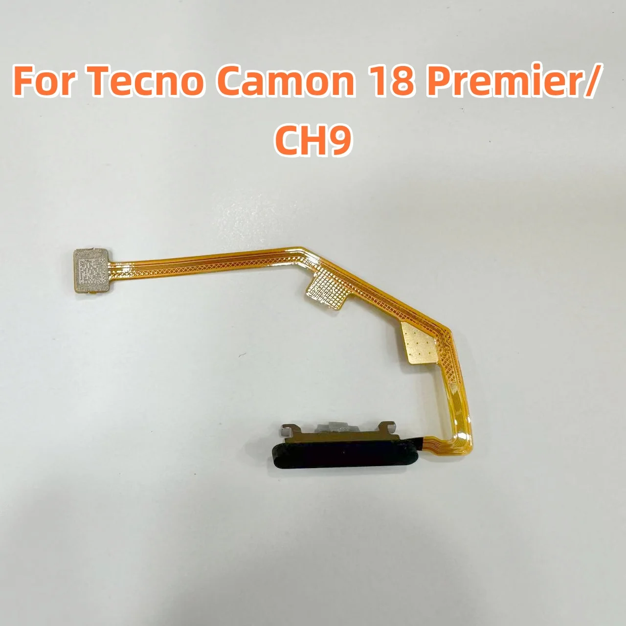 

Для Tecno Camon 18 Premier CH9, кнопка питания «Домой», датчик отпечатков пальцев, сенсорный ID, замена кабеля KeyFlex