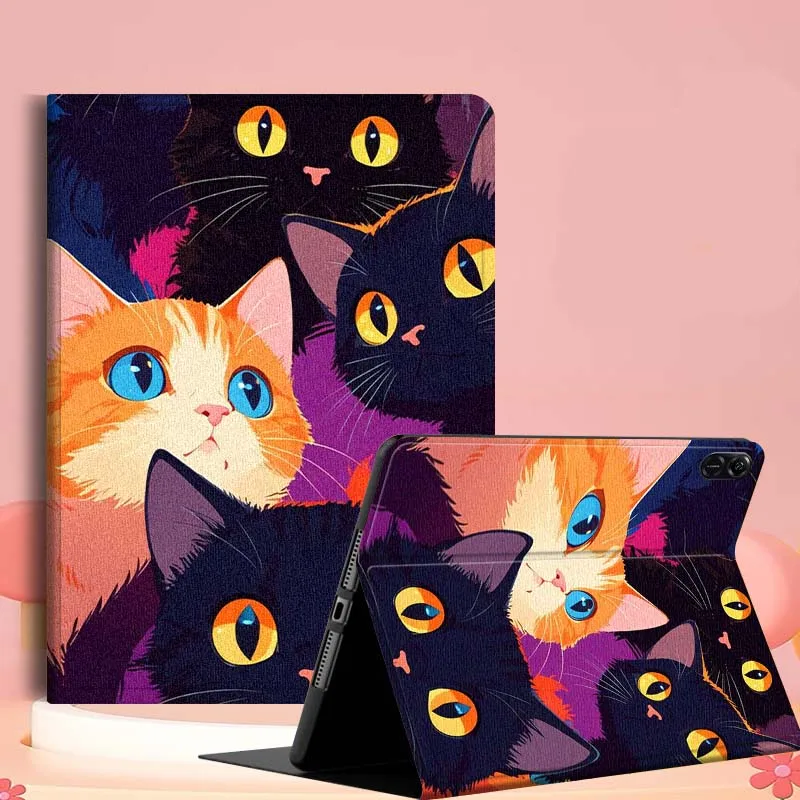 

Creative Cute Cat Pattern For Huawei MediaPad MatePad Air SE Pro M6 M5 M2 11.5 10.4 10.1 11 12.2 10.8 13.2 Tablet Case