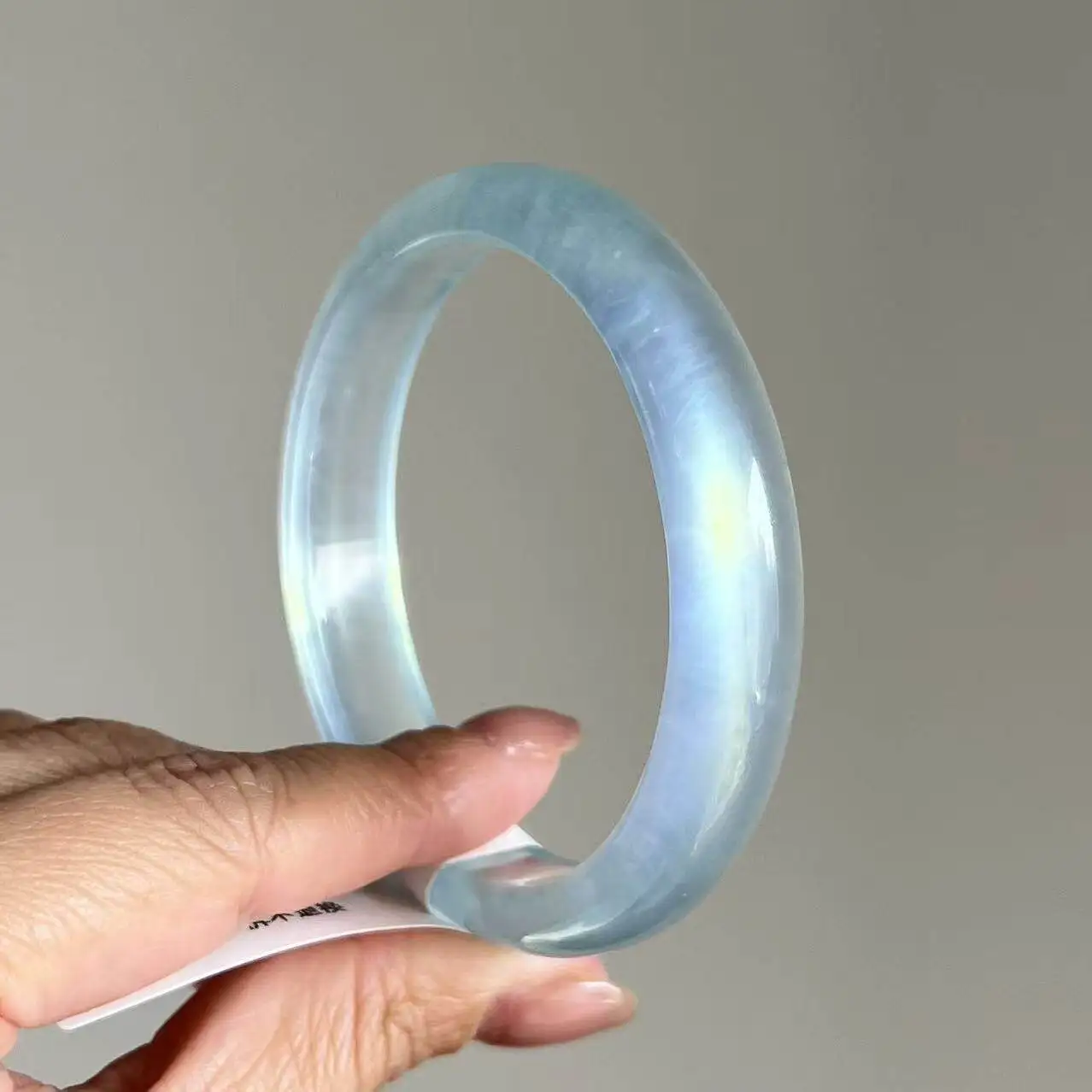 Selected natural crystal genuine Aquamarine bracelet