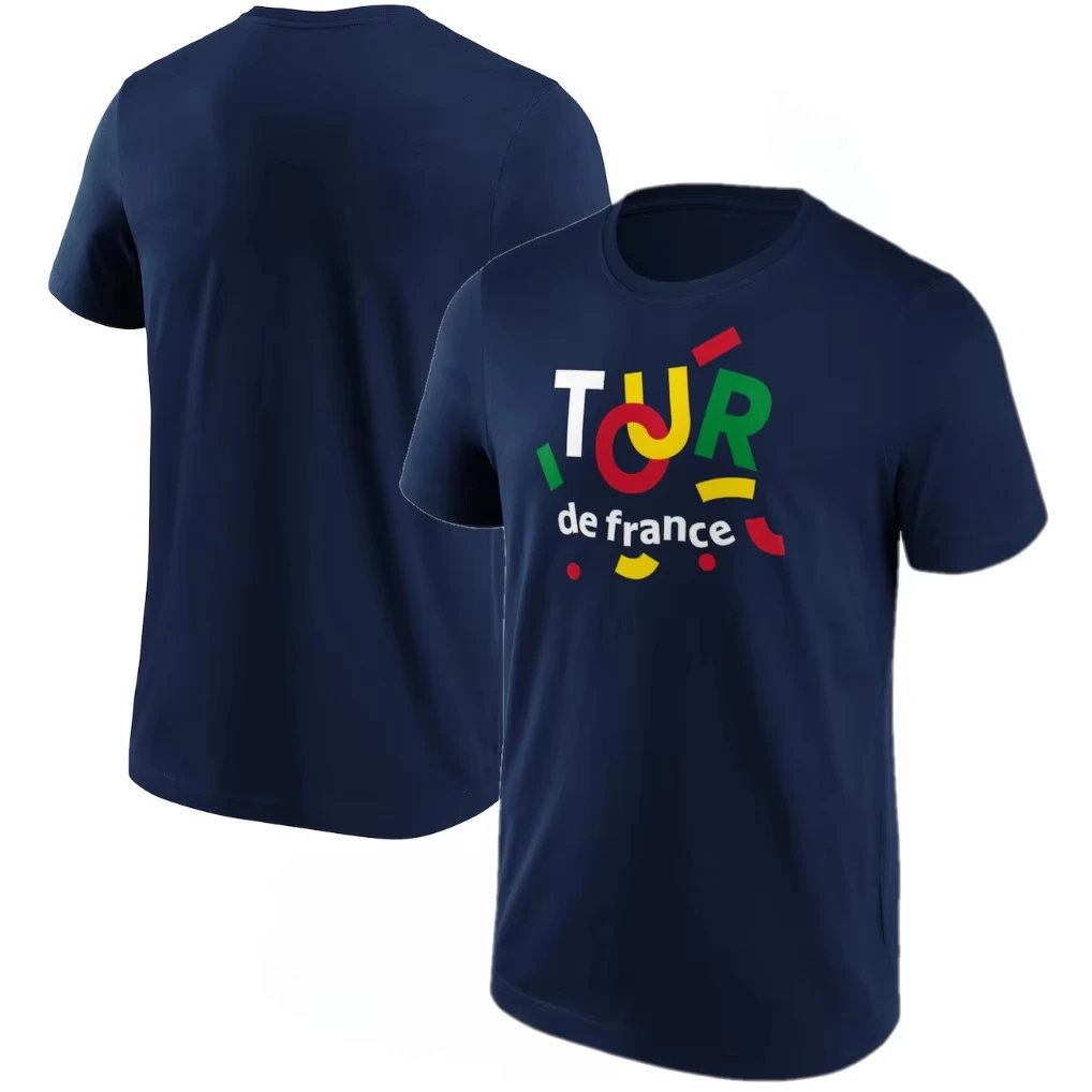 2026 Summer Tour De France T-Shirt Men's Cycling Fanatics Top Graphic Printing High-end Luxury Unisex Style