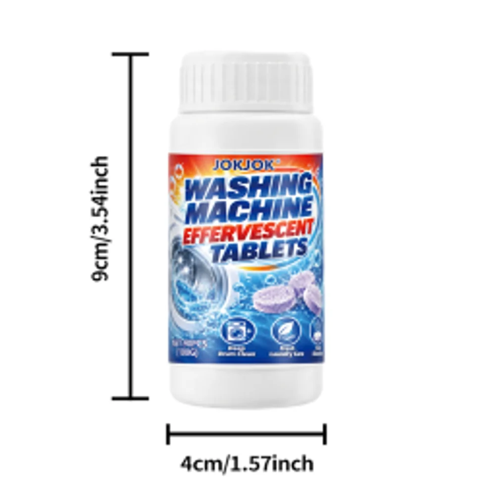 Washing Machine Cleaner Tablets Deep Cleaning Descaler For Pet Owners Removes Hidden Grime Pet Odor Fur Scum All Washer Types