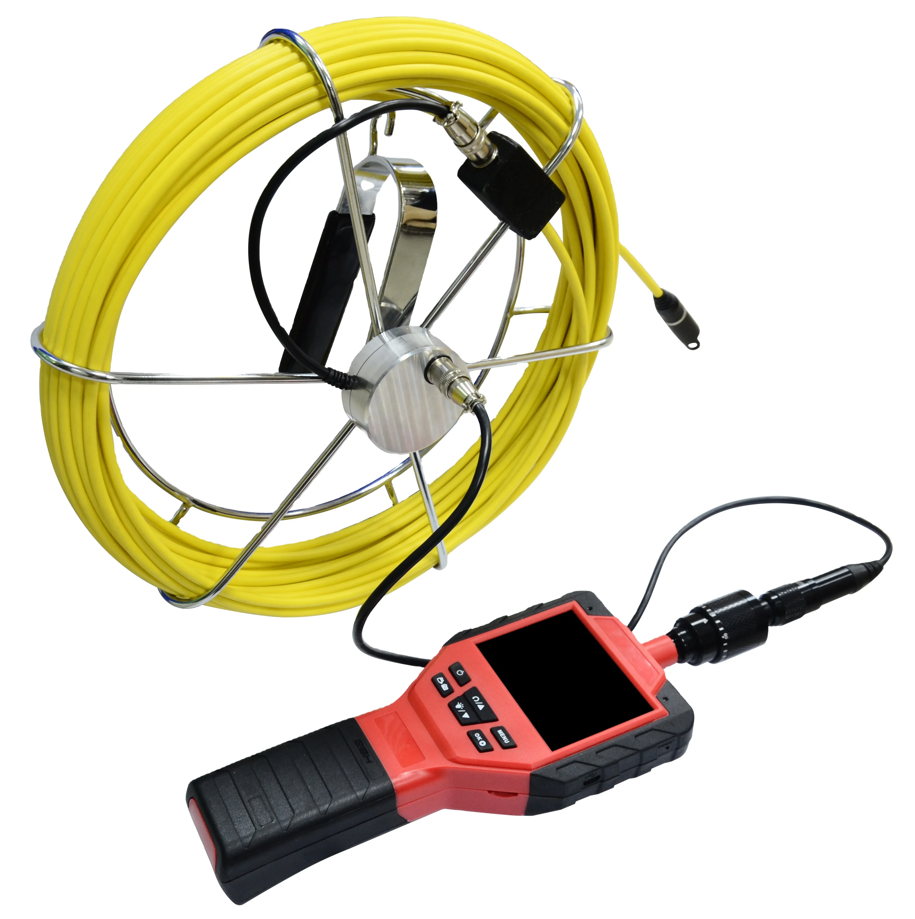 

Underground deep well borehole camera 8.5mm pipelinel inspection camera portable 3.5 inch IPS handheld hd videoscope camera