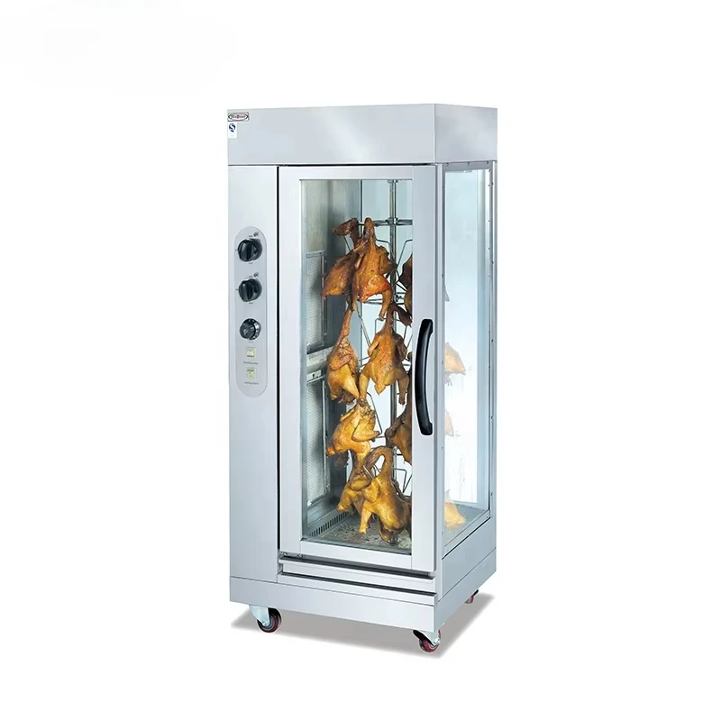 

Вертикальные газовые куриные грили для коммерческой кухни 12-14 шт.