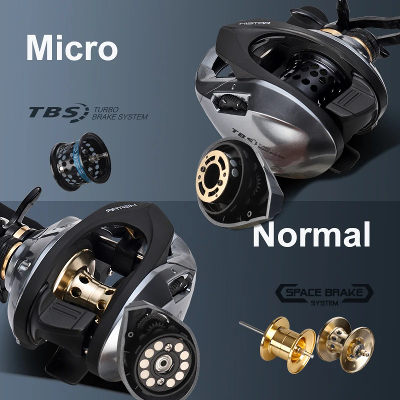 Imagem -05 - Histar-aurora Long Casting Baitcasting Fishing Reel High Ratio 5kg Drag Power 11 Mais bb Magnetic Braking Versão 7.3:1