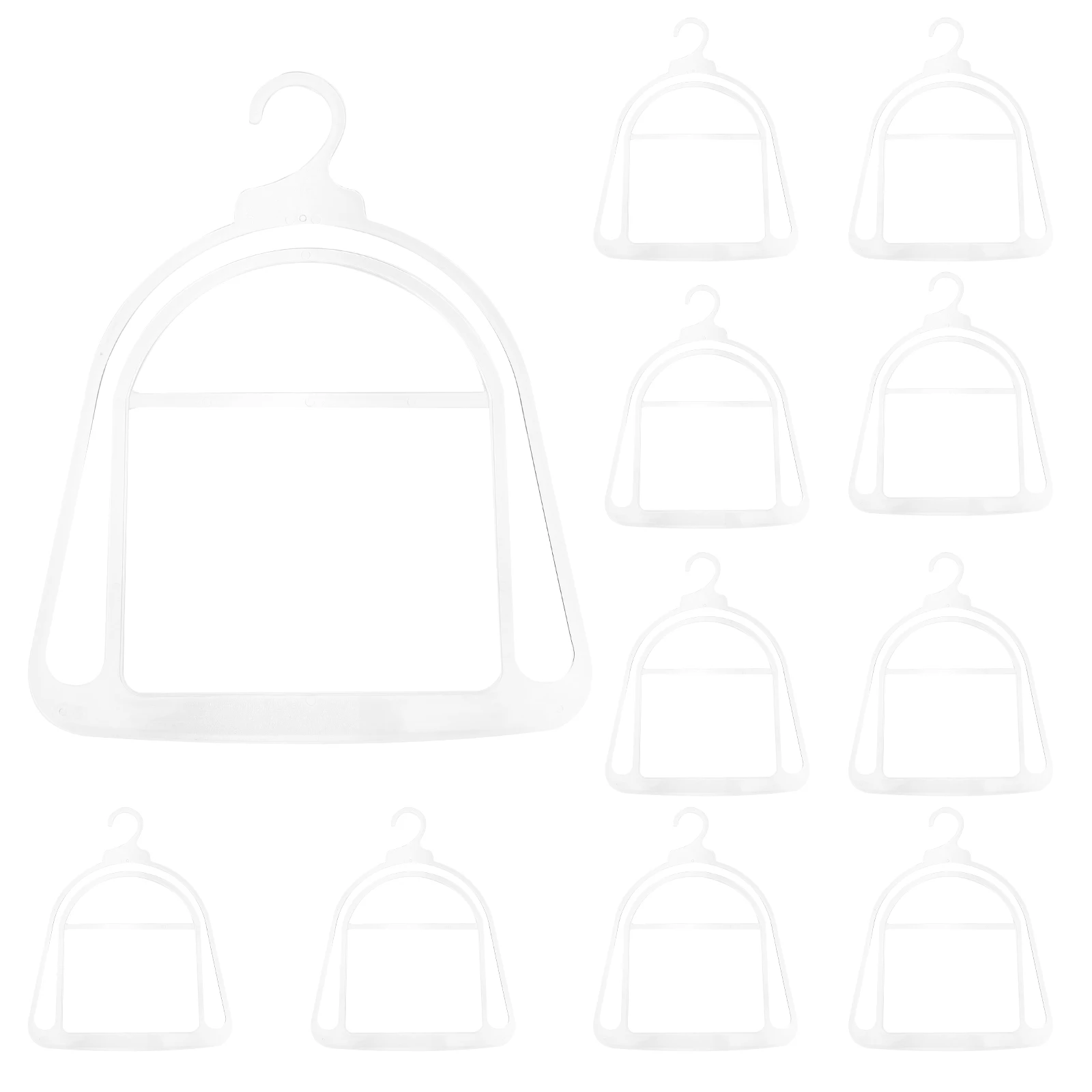 

10pcs Plastic Hat Rack Hanger Shaper Storage Organizer Holder for Caps Scarf Tie Home Wardrobe Space Saver Practical