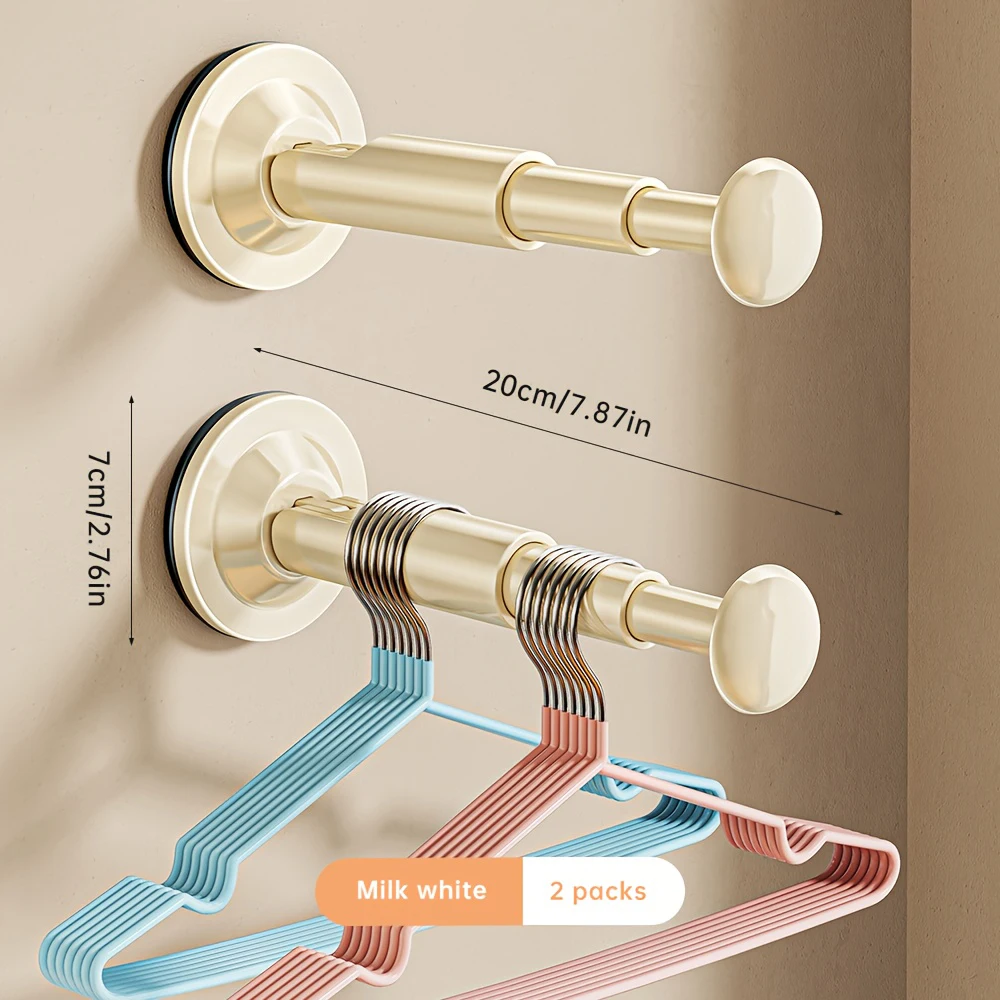 Suction Cup Hanger Clothes Hanger Storage Rack Household Hanger Multi-function Storage Artifact Household Balconies Wall Hanging