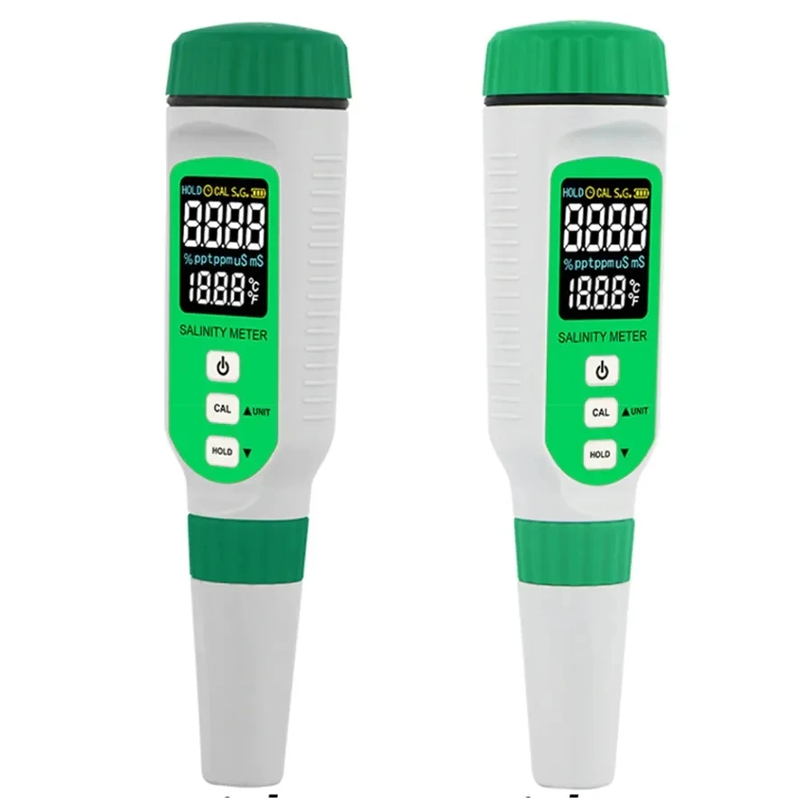 

Smart Sensor Ar8212+ Handheld Pen Salinity Meter Atc Salinometer Saltwater Meter Seawater Salinity Meter For Brine Pool