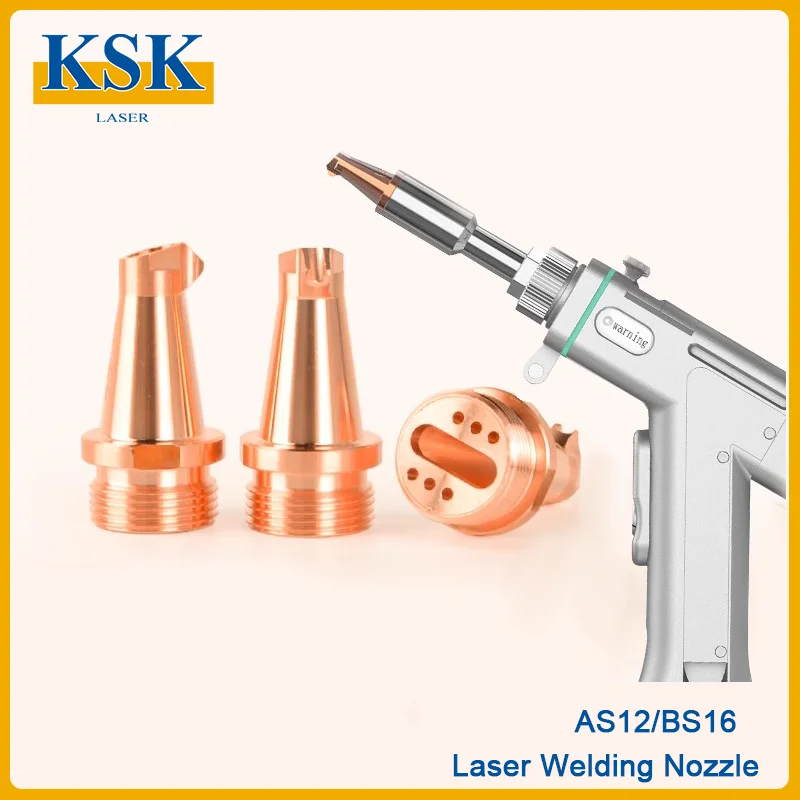 SUP M16 Laser Welding Head Nozzle AS12 BS16 Copper Welding torch Nozzles With Wire Feeding For SUP21T SUP23T Head
