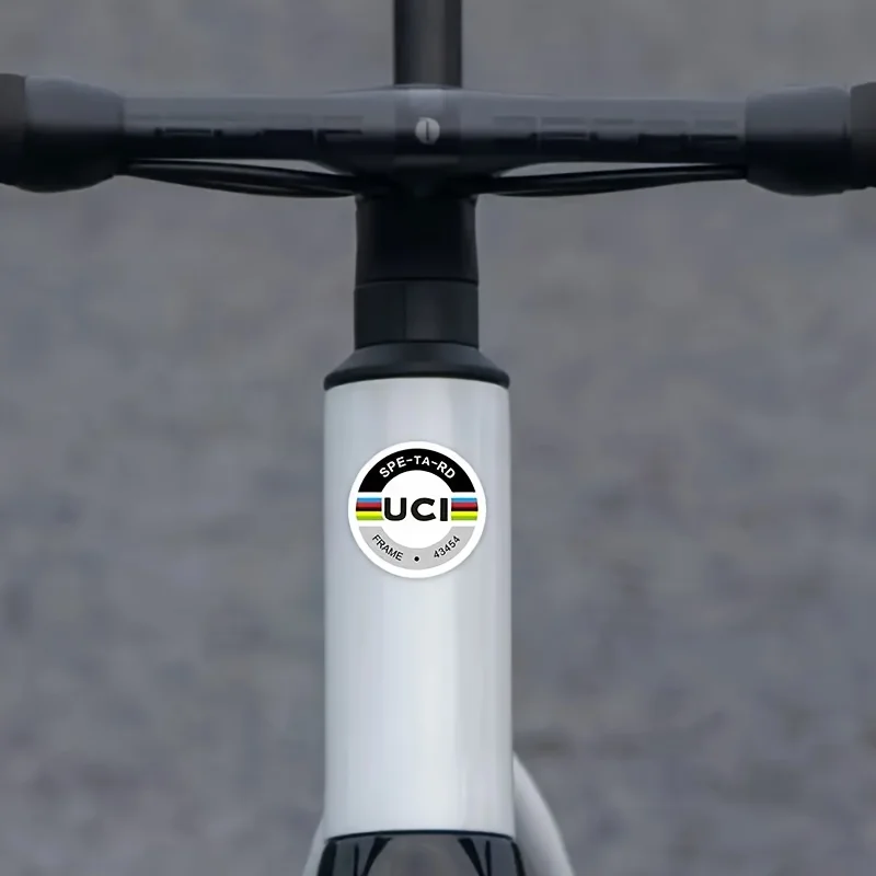 AliExpress NONE 1set Waterproof Bicycle Stickers, Durable PVC Sun-Resistant Decals for Road Bike Decoration