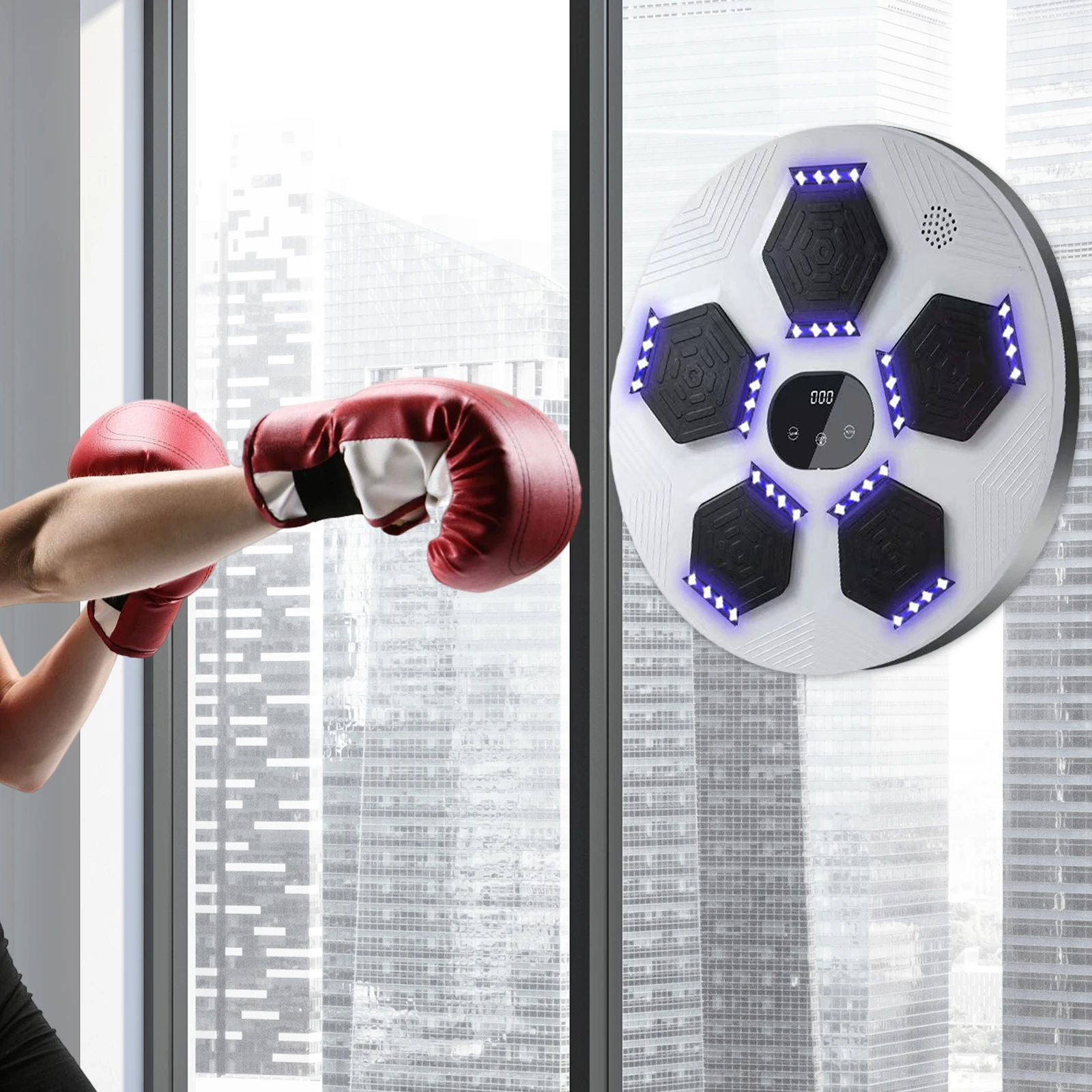 Music Boxing Machine Boxing Training Wall Target for Boxing Reaction Sports Martial Arts Speed Gyms Home