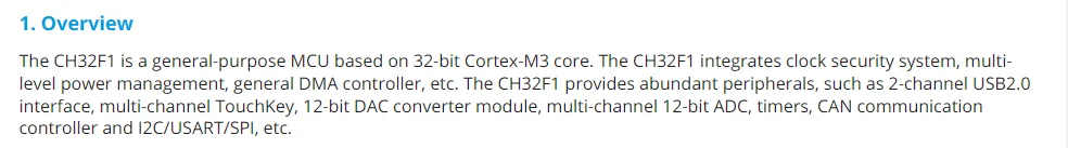 Ch32f103 development board ch32f103c8t6/R8T6-EVT verbesserte Cortex-M3 mcu evaluation boards – Detail 1