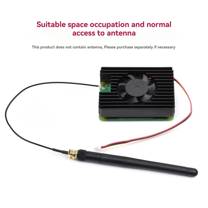 For Raspberry Pi CM5 Heatsink Fan For Compute Module 5 IO & Poe Board Enhanced Cooling