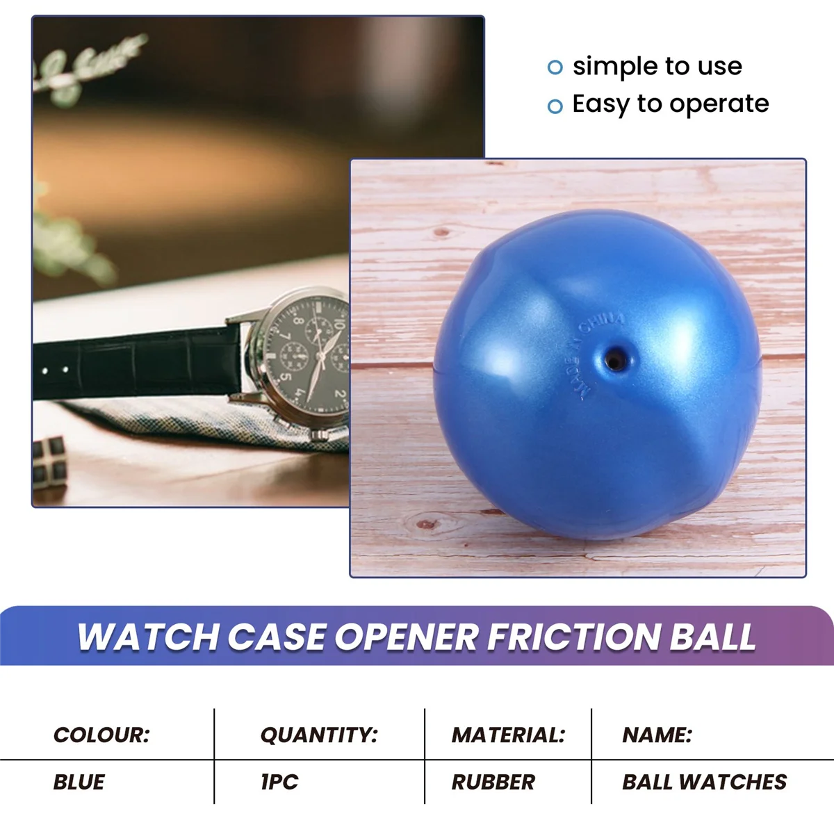 B58A Watch Repair Tool Watch Open the Cover Ball Back Cover Change the Battery Back Cover Open the Watch Ball Inflatable Ball
