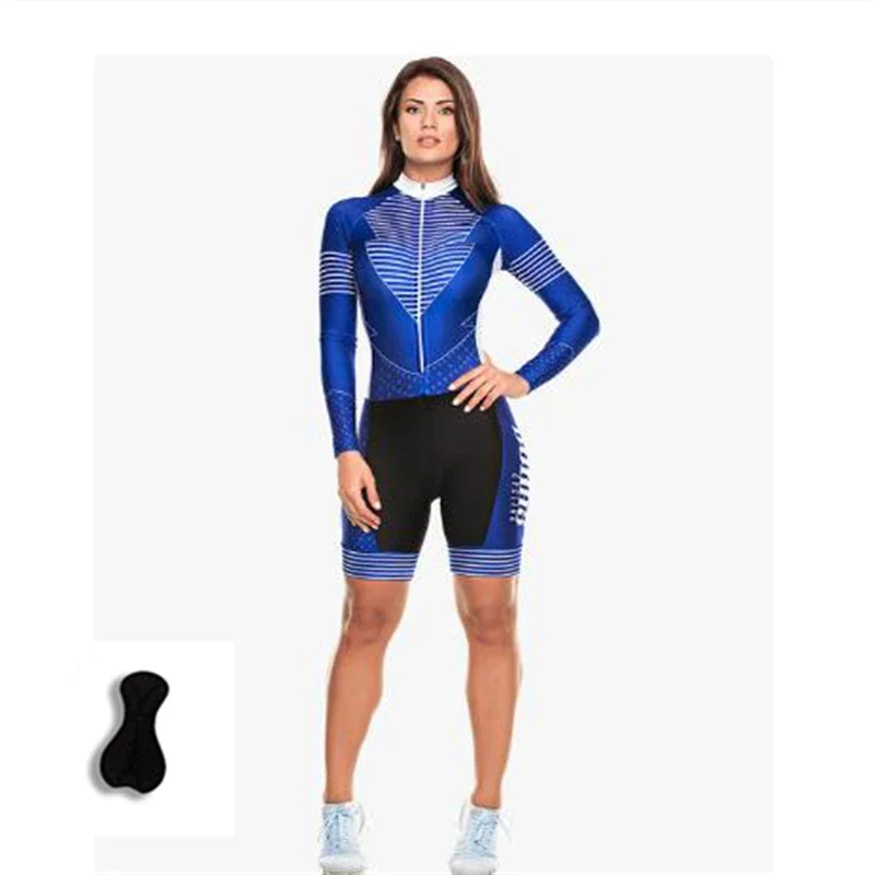 Women's bike Jumpsuit 2024 temperament fashion mountain bike Clothing Super elastic One  Cycling Suit Set Cycling Suit Jumpsuit