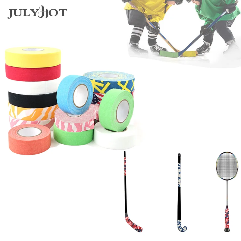 

25m Ice Hockey Bar Badminton Handle Bike Grip Handlebar Sticky Accessories Tape Anti-slip Sports Team Cloth