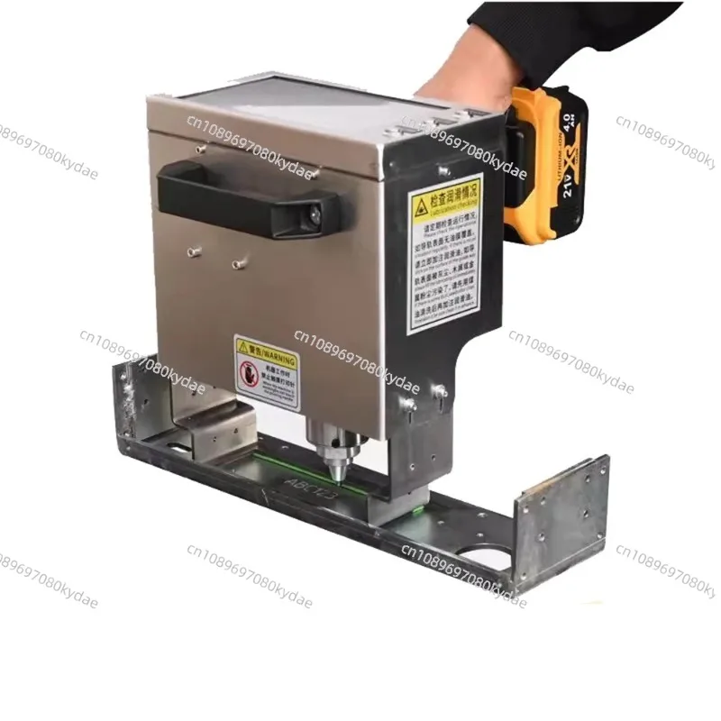 Electric Dot Pin Marking Machine 90x30/120x30/150x40mm Magnetic Metal Tag Engraver for Industrial Part Coding