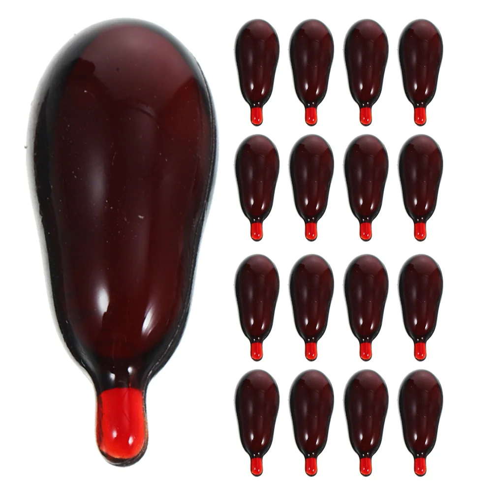 

20Pcs Halloween Fake Blood Capsules Realistic Prank Blood Pills Makeup Props Party Accessories Cosplay Supplies