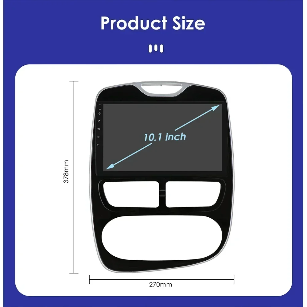 OSSURET 안드로이드 자동차 라디오, 르노 클리오 2012-2016 용, 스테레오 멀티미디어 화면, 카플레이 비디오, 자동차 오디오, GPS, 2 DIN 플레이어, S7