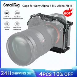 SmallRig A7RIII / A7M3 Camera Cage for Sony A7RIII /A7III/A7M3 Camera (ILCE-7RM3 / A7R Mark III), w/Shoe Mount NATO Rail  2087D