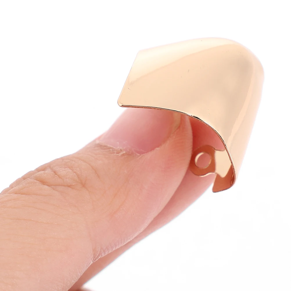 

4 Pairs Protector Metal Covers Sturdy Sleek Installation Cap Shoe Tip Shield Shoe Tip Protectors For Boots Pointed Guard