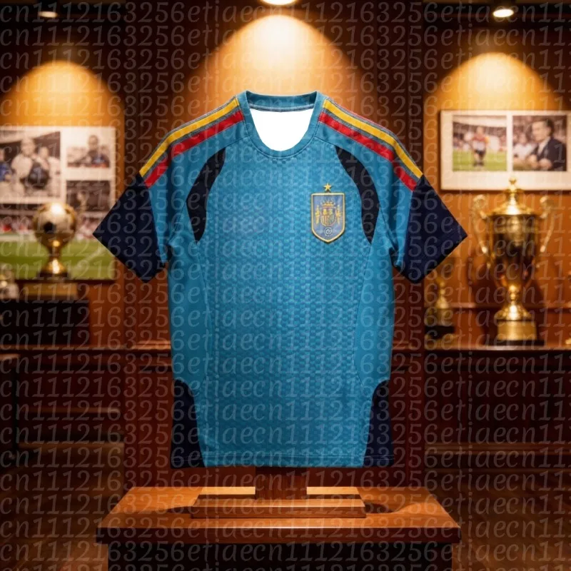 

Футболка с 3D-принтом для всей семьи, летняя, спортивная, футбольная, влагоотводящая и быстросохнущая, Испания 2026 ﻿