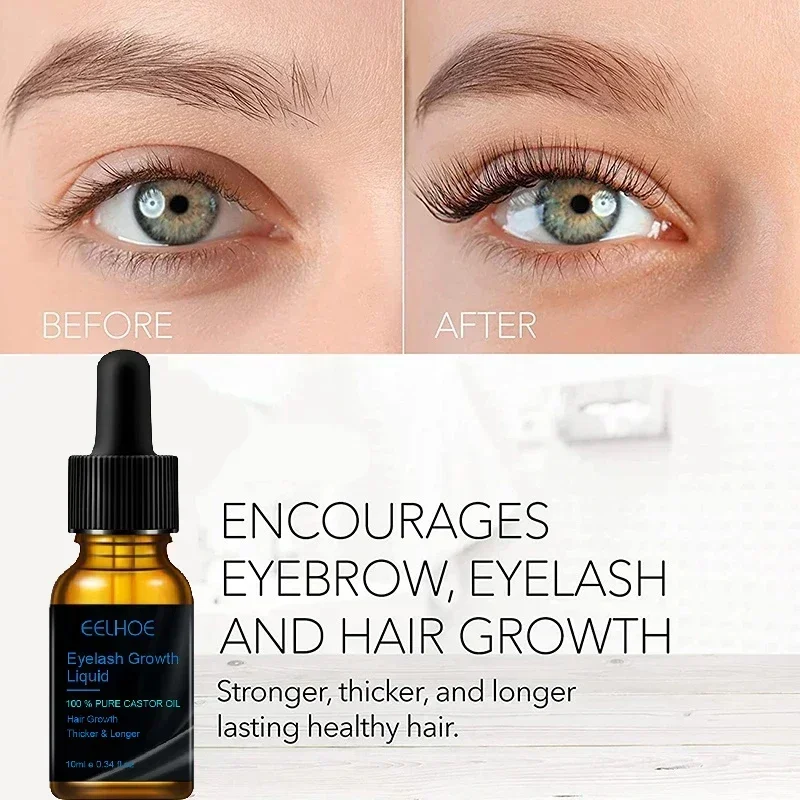 Seven Days Eyelash Fast Growth Solution Eyelash lift addensare ciglia ingrandisci occhi Natural Curl Eyelash siero per sopracciglia cosmetici