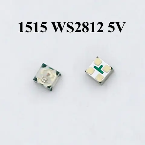 High Brightness Screen Mini Ws2812 Sk6812 Smd 1515 Led Chip Diode Smd Light Beads Addressable Digital Rgb Full Color Pixel Light