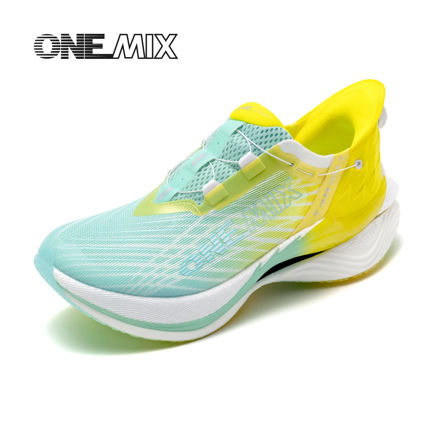 ONEMIX 2025 Nieuwe Carbon Plate Marathon Running Racing Schoenen Professionele Stabiele Ondersteuning Schokdemping Ultralichte Rebound Sneakers