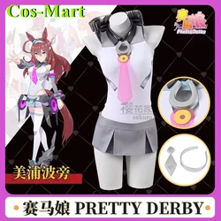 Cos-Mart Game Umamusume:Pretty Derby Mihono Bourbon Cosplay Costume Cute Daily Wear Uniform Unisex Activity Party Role Play Clot