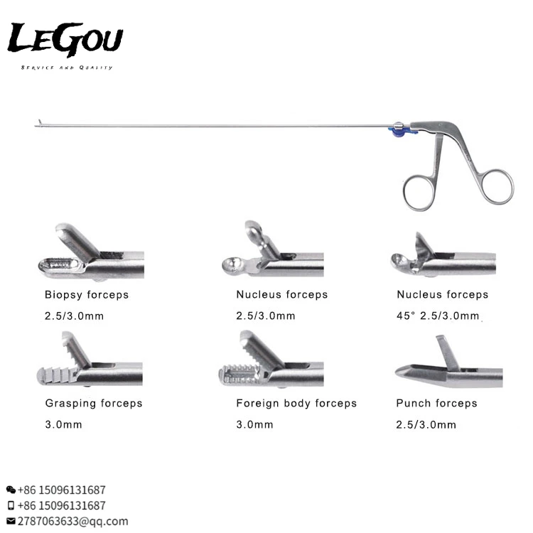 Spine endoscopy forceps Spine endoscopy instruments Transforaminal Endoscopic forceps