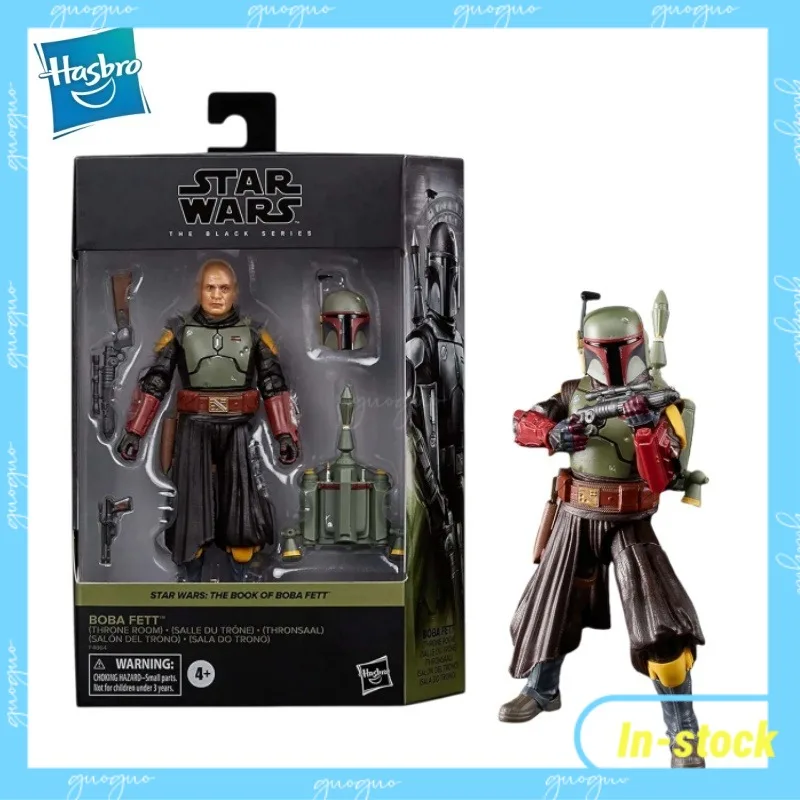 

【In-stock】 Hasbro Black Series Boba Fett Cartoon Character Collection Model Toy Gifts