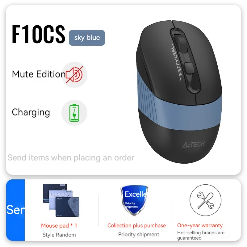 Shuangfeiyan Fb10cs Dual Mode Bluetooth Wireless Mouse Silent Comfort Office Girl Lithium Charging Laptop Dedicated Peripheral