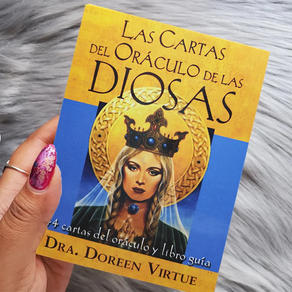 

НОВИНКА 12x8,7 СМ Испанское издание Las Cartas Del Or kama De Las Diosas: 44 cartas del or kama и PDF libro guía (Tarot y adiv view)