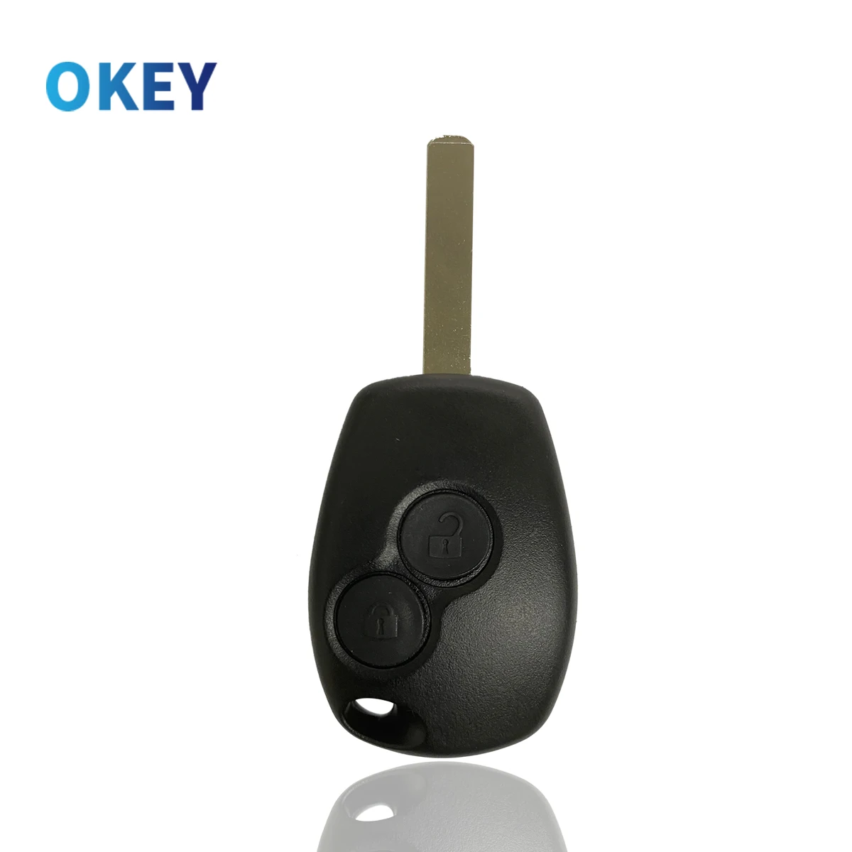 

Okey Car Key Shell Replacement Case For Renault Megane Modus Espace Laguna Duster Logan Clio Kango For NISSAN ALMERA 2 Button