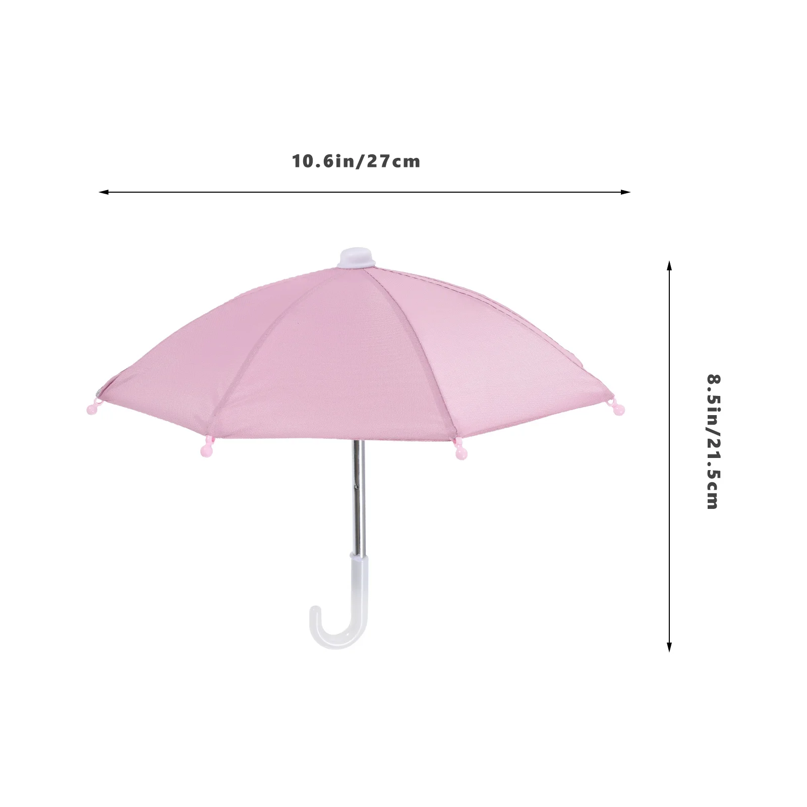 4 Pcs Cycling Phone Umbrella Sun Shade Cover Mini for Cellphone Stand Mobile Protector Metal Child