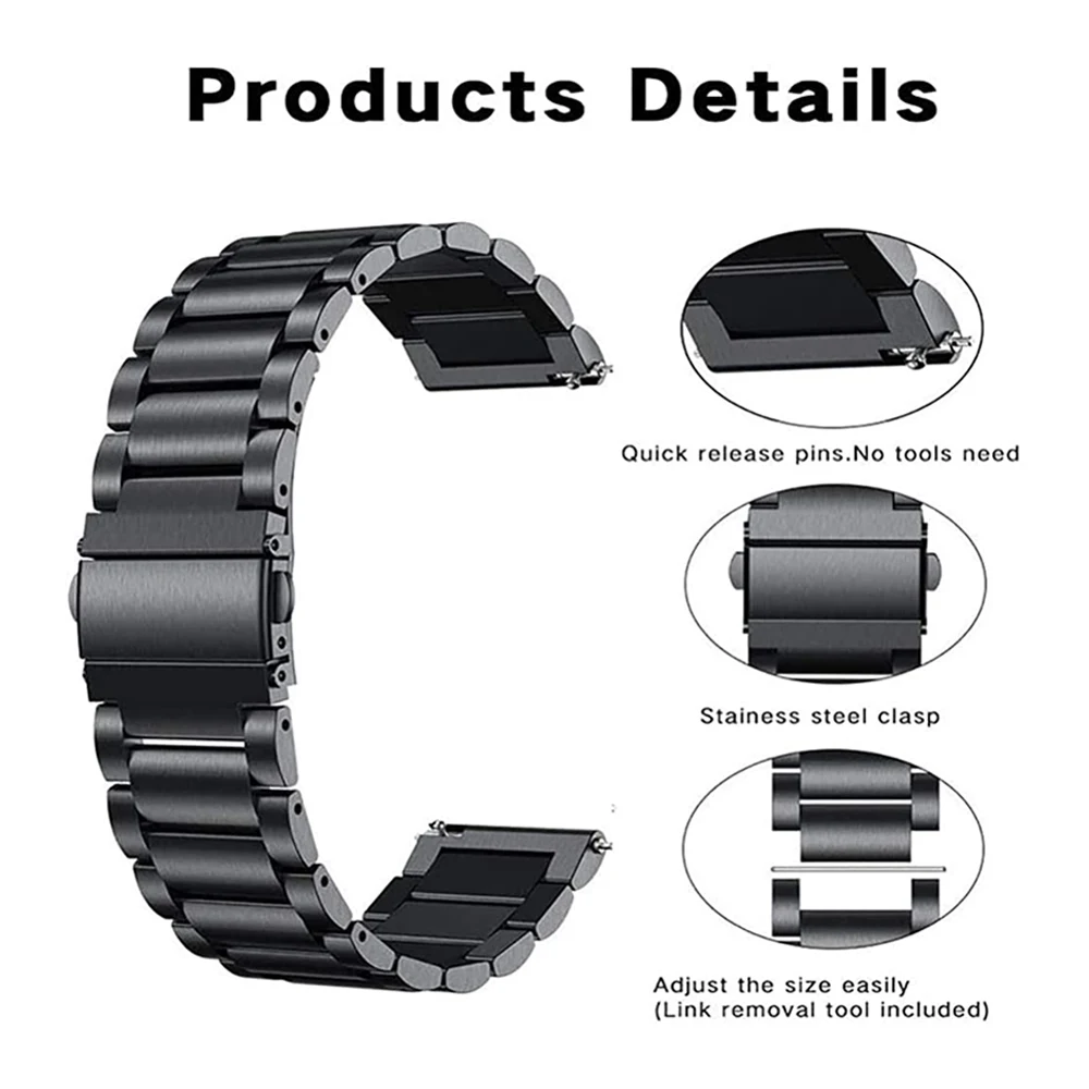 Metal Strap For Honor Magic Watch 2 46mm Stainless Steel Bracelet Band For Honor Magic Watch 2 42MM 46MM Correa Band GS3 GS Pro