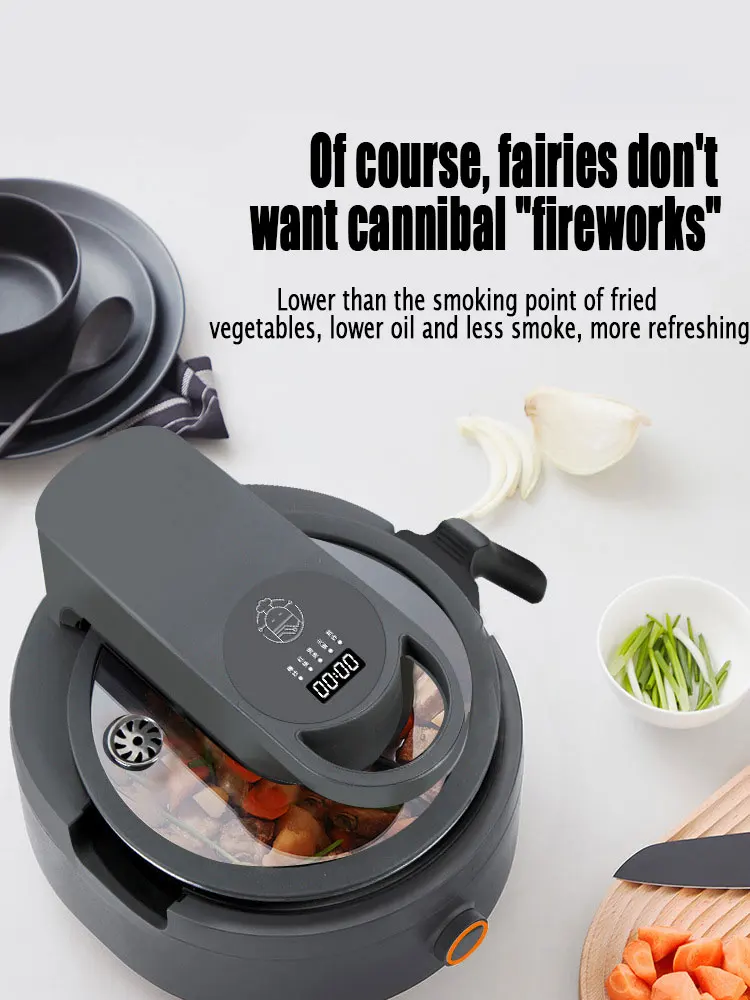 CarrieLin Household Multifunctional Automatic Cooking Pan Intelligent Robot Rice Frying Machine