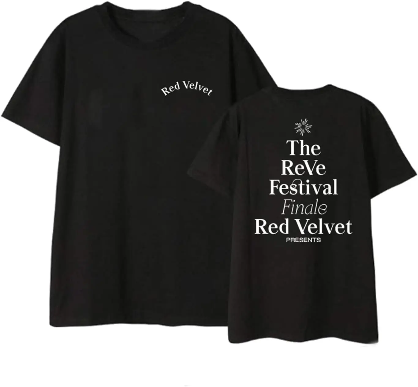 Xkpopfans Kpop Red Velvet T-Shirt The Reve Festival Finale Shirts Yeri SeulGi Irene Tshirt