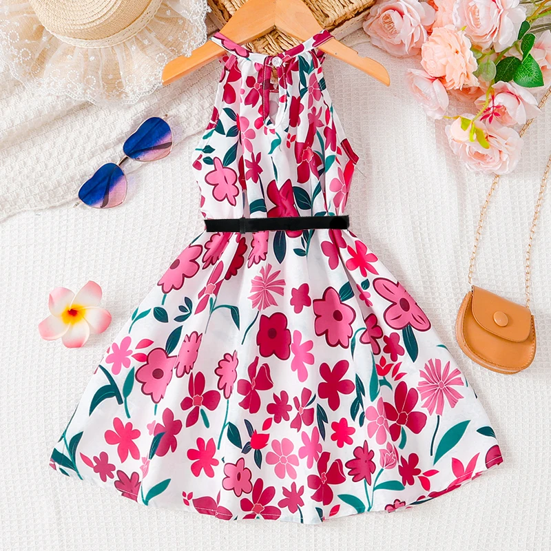 Vestido de ocio para niña, primavera y verano