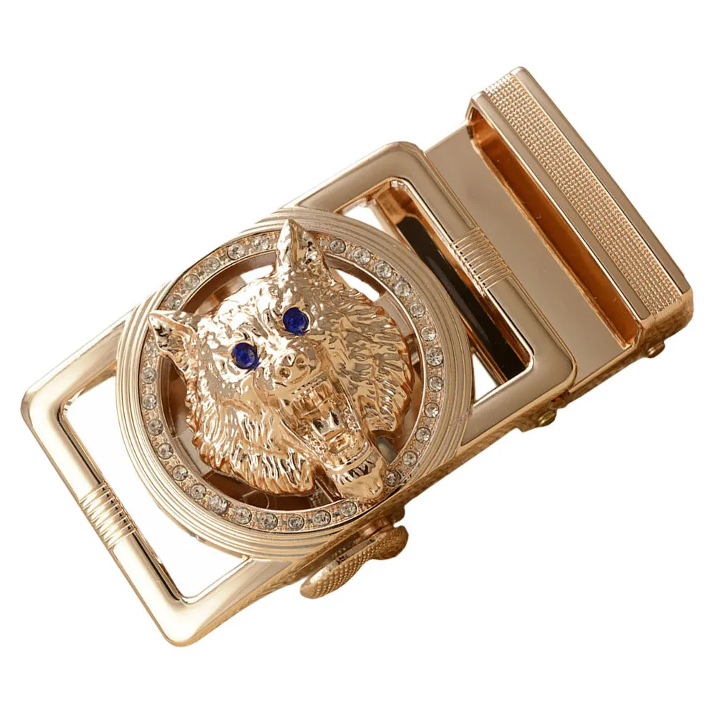 الذئب رئيس حزام مشبك الرجعية مشبك معدني للرجال خمر الخصر السحابة استبدال Diy زي التبعي #1